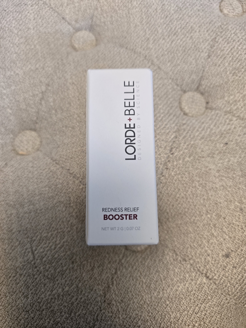 Lorde + Belle Redness Relief Booster in White Packaging